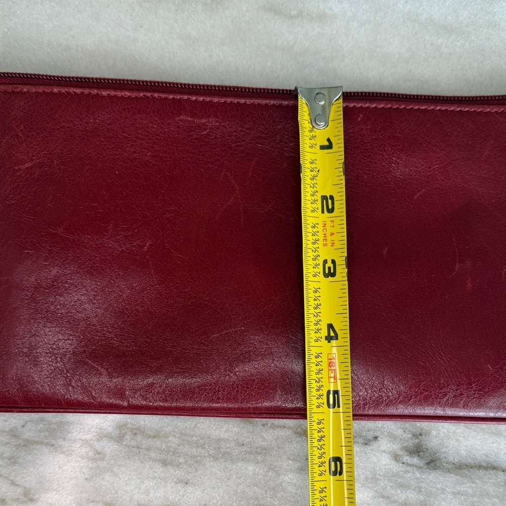 Hobo Red Leather Wristlet Clutch - Picture 6 of 6